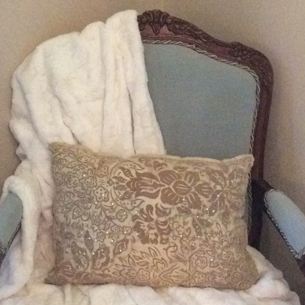 HOLD Ornate Jeweled Throw Pillow - Picture 2 of 7